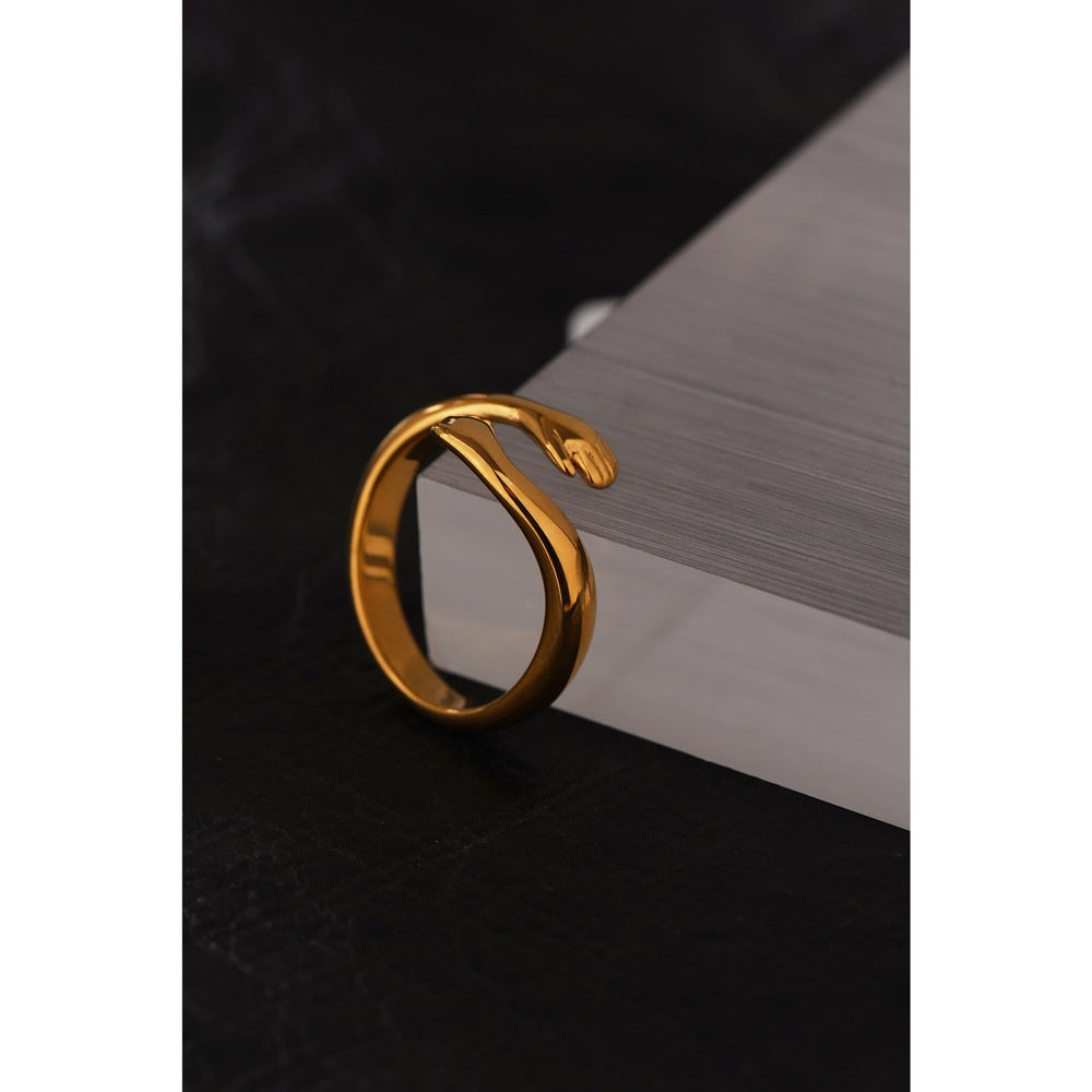 18k Gold Plated Adjustable Ring