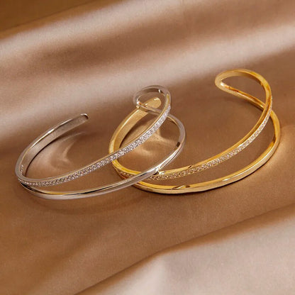 Double Cubic Zirconia Bracelet