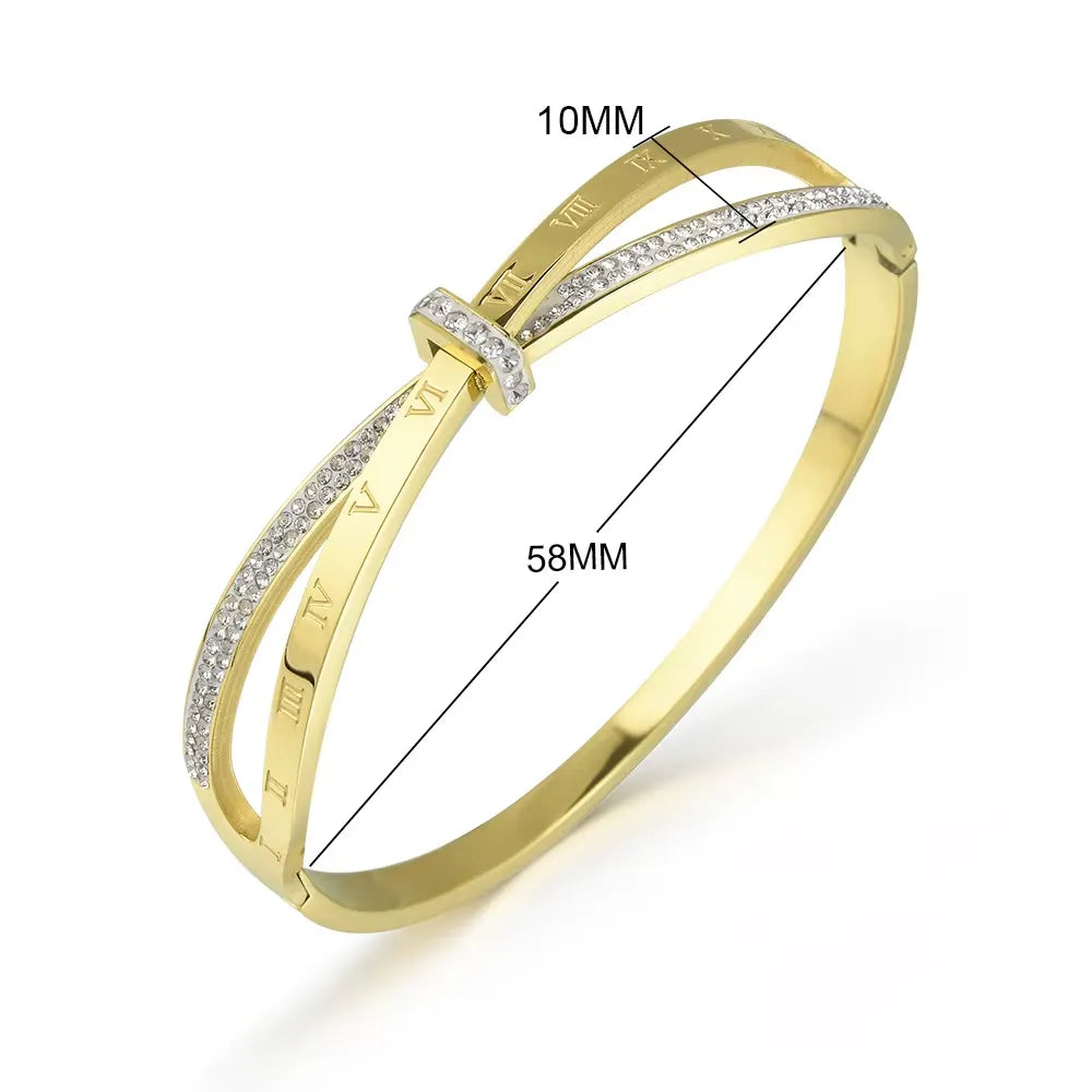 Roman Bracelet – 18ct Gold-Plated