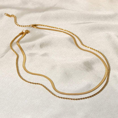 Mixed Necklace Gold-Plated