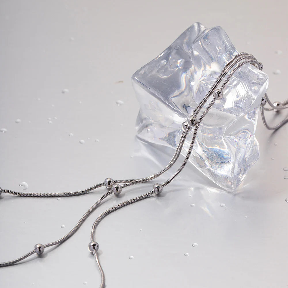 Triple Silver Necklace