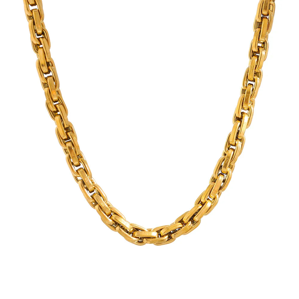 18k Gold-Plated Maritime Chain Necklace