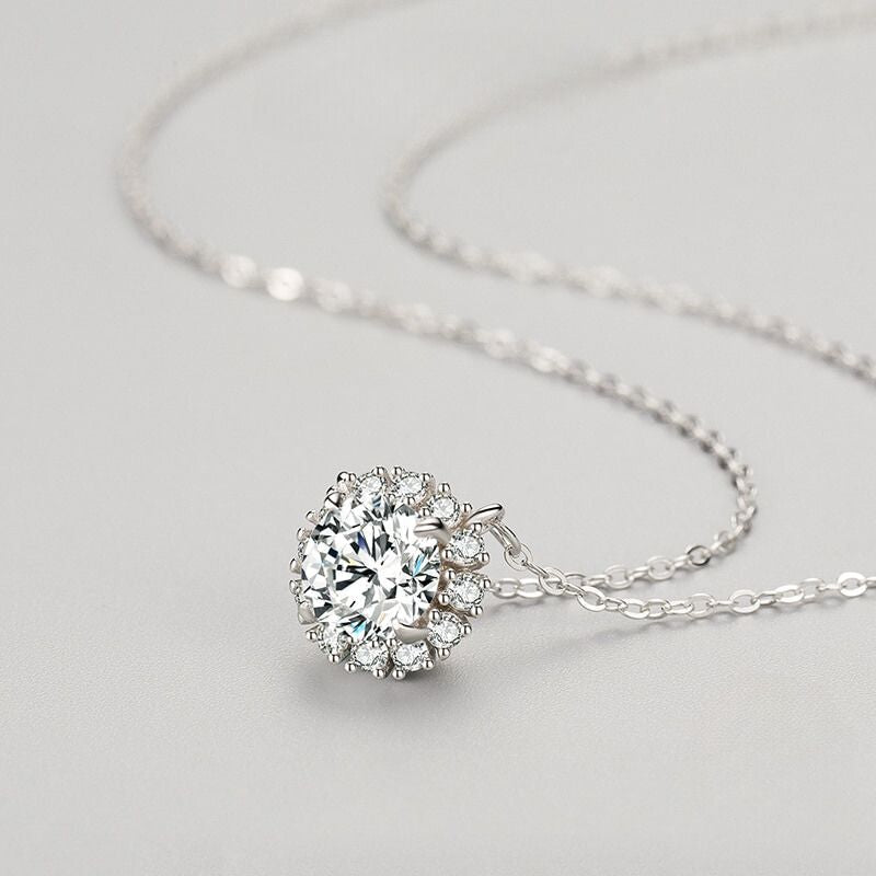 925 Sterling Silver Ponto de Luz Necklace