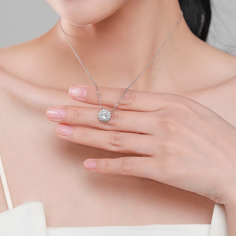 925 Sterling Silver Ponto de Luz Necklace