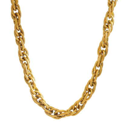 18k Gold-Plated Maritime Chain Necklace