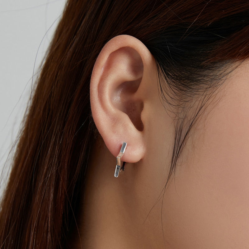 925 Sterling Silver Minimalist Star Earring