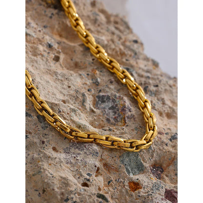 18k Gold-Plated Maritime Chain Necklace
