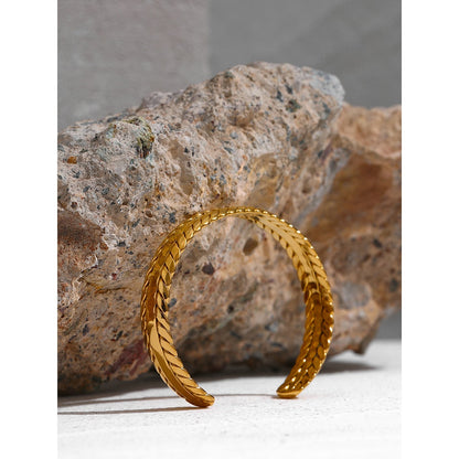 18k Gold Plated Vintage Braided Bracelet