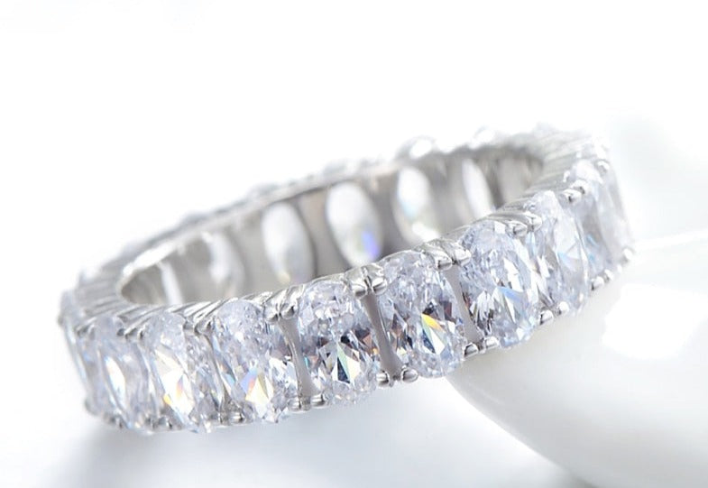 Oval Zirconia Ring