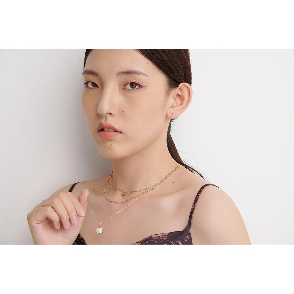 18k Gold-Plated 3-Piece Exclusive Necklace Set