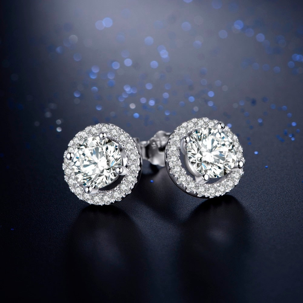 Sterling Zirconia Earrings in 925 Sterling Silver