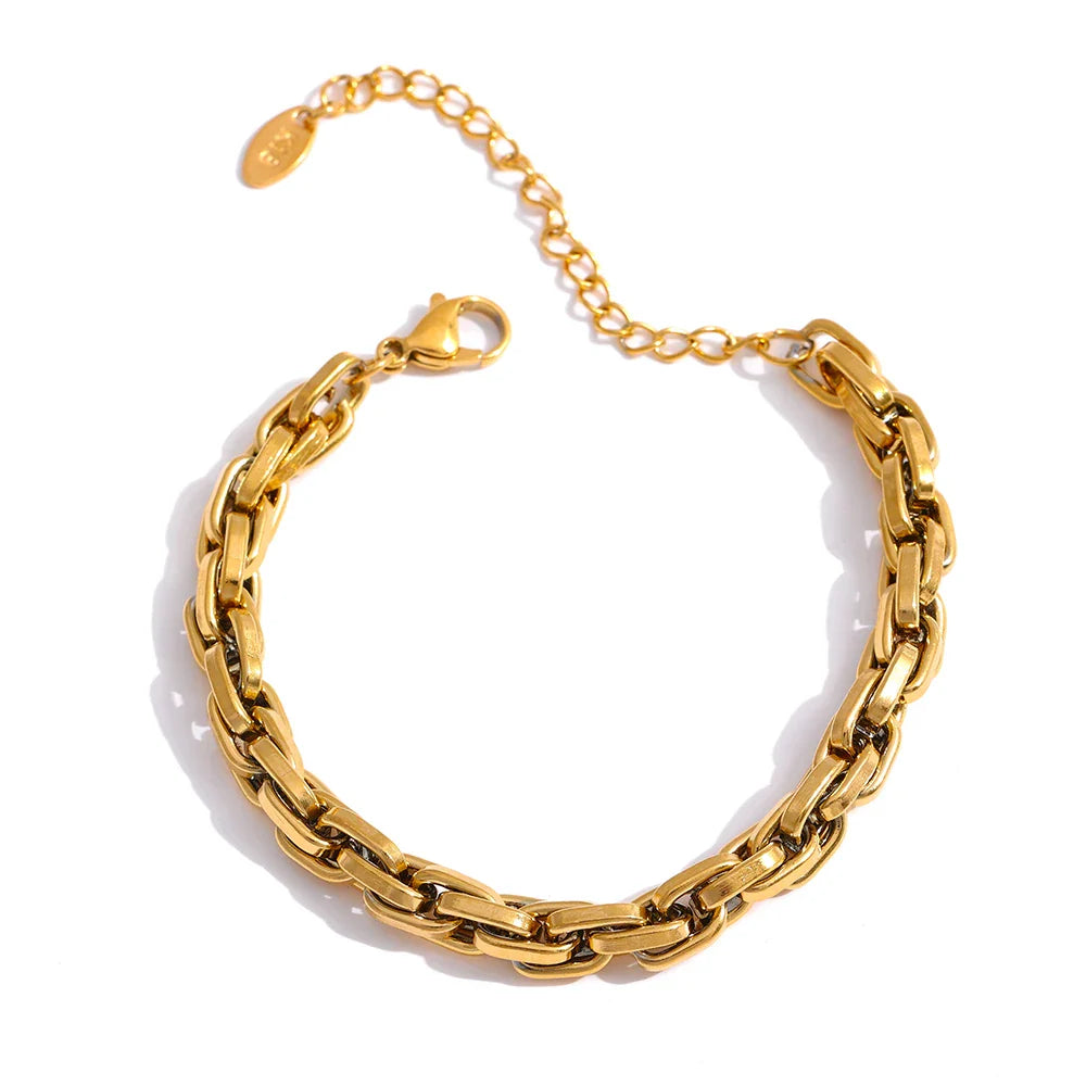 18k Gold-Plated Maritime Chain Necklace