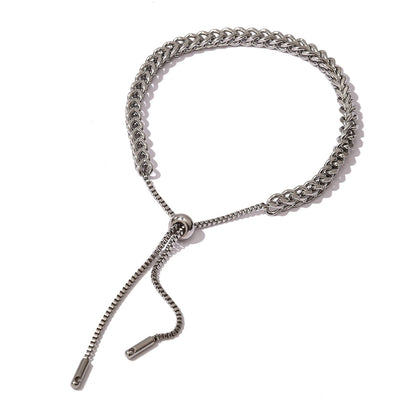 18k Gold Plated Adjustable Class Chain Bracelet