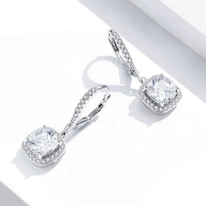 Sterling Silver Zirconia Earrings