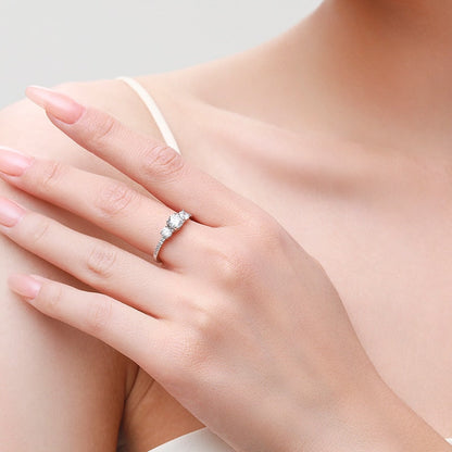 925 Silver Engagement Ring