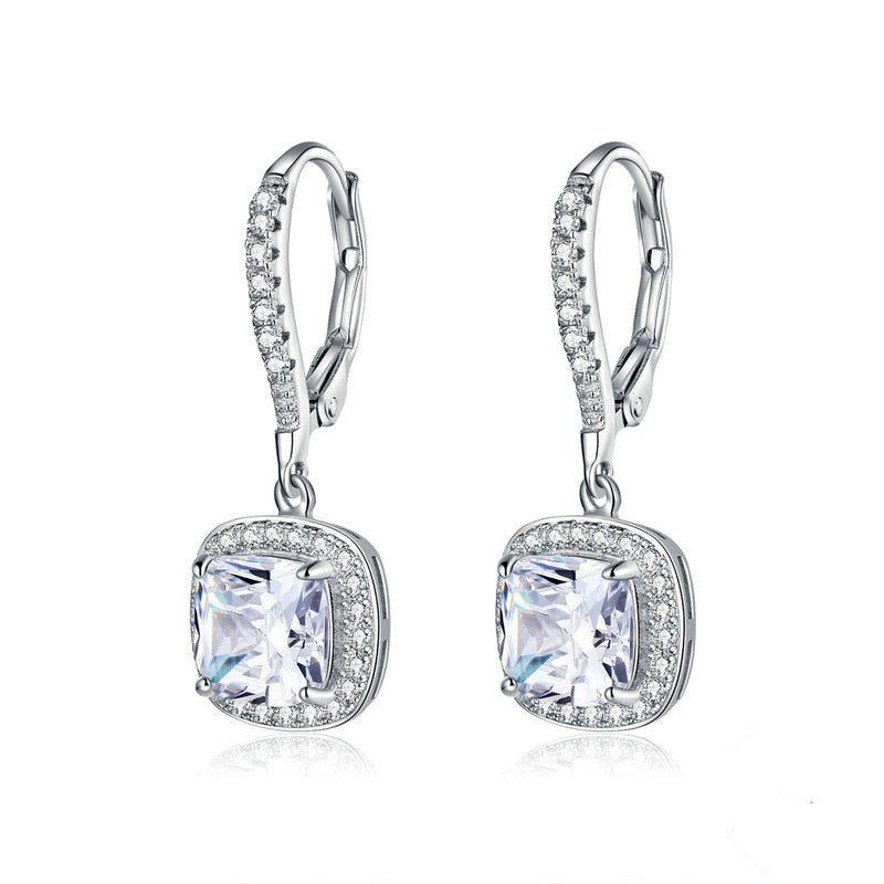 Sterling Silver Zirconia Earrings