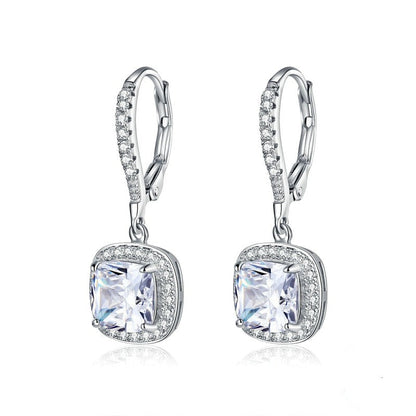Sterling Silver Zirconia Earrings