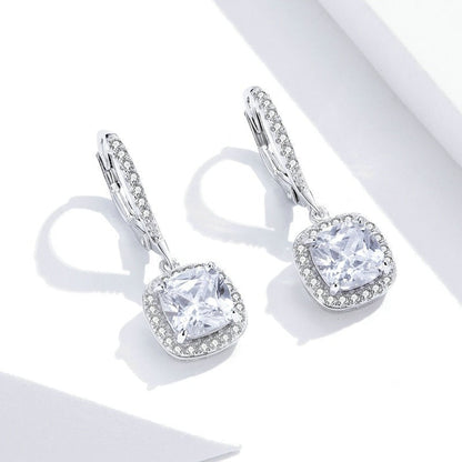 Sterling Silver Zirconia Earrings