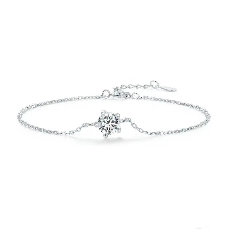 Silver Bracelet with Zirconia