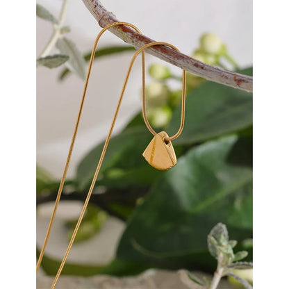 18k Gold-Plated Shell Necklace