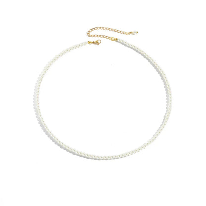 Minimalist Multi-Pearl Necklace