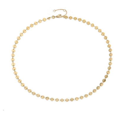 18k Gold-Plated Minimalist Choker Necklace