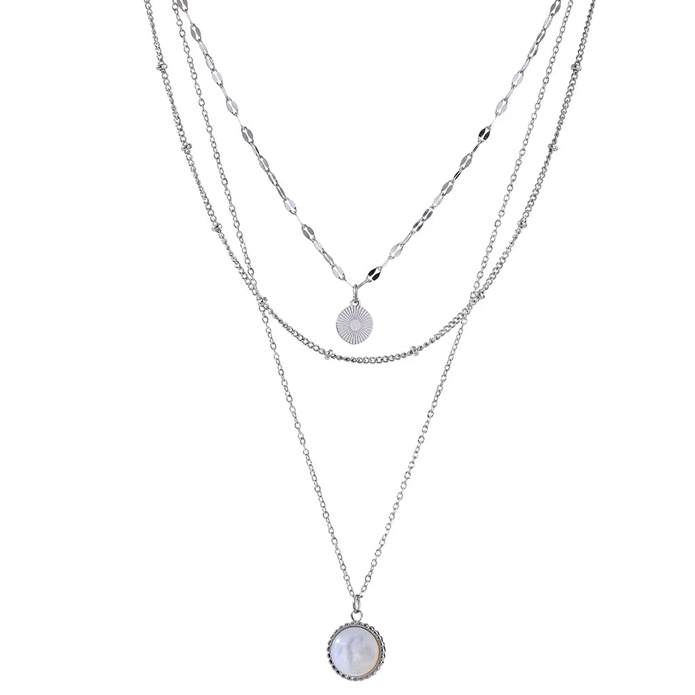 18k Gold-Plated 3-Piece Exclusive Necklace Set