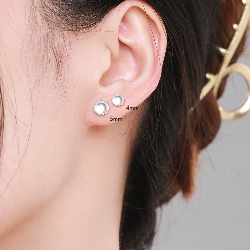 925 Sterling Silver Moonstone Earring