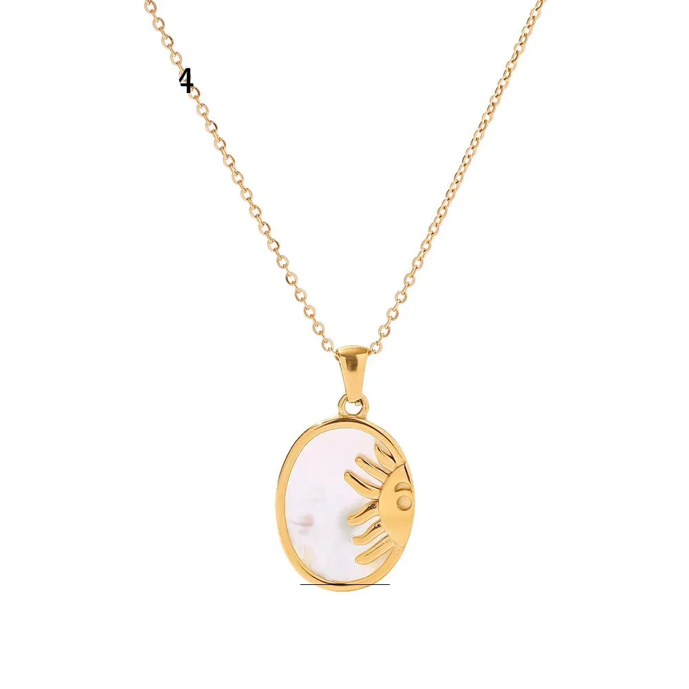 Celestial Stars Necklace in 18k Gold Plating