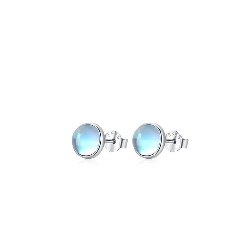 925 Sterling Silver Moonstone Earring