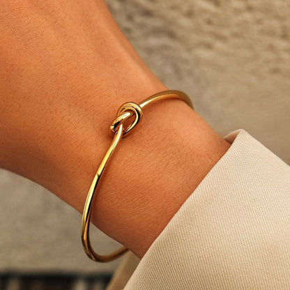 18k Gold-Plated Bangle