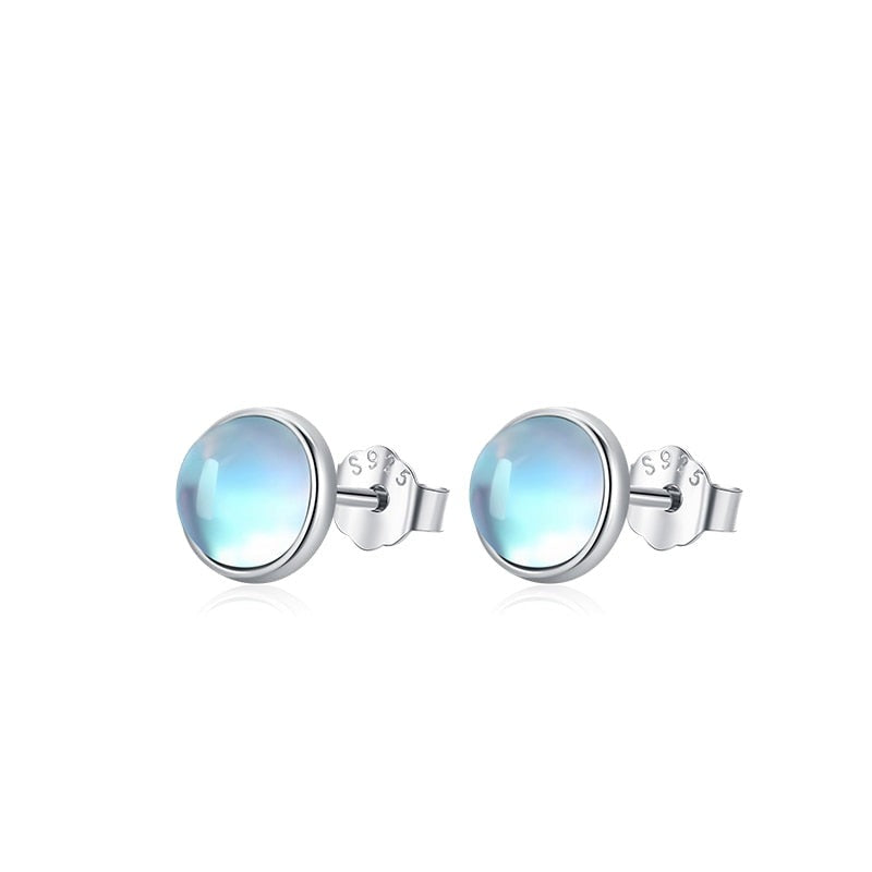 925 Sterling Silver Moonstone Earring