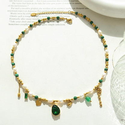 18k Gold-Plated Ancestral Sun Pendant Necklace