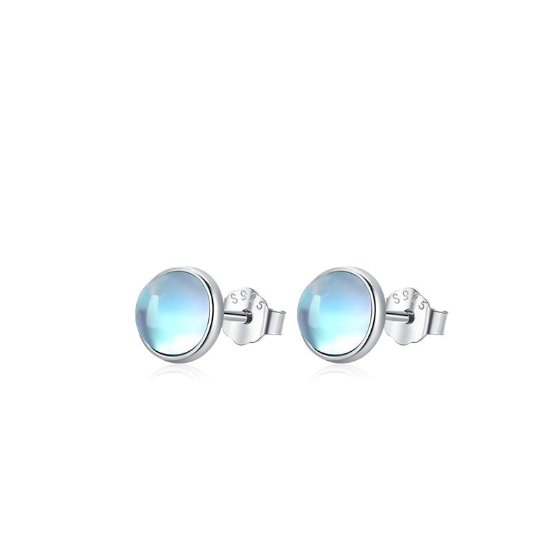 925 Sterling Silver Moonstone Earring