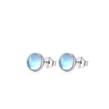 925 Sterling Silver Moonstone Earring