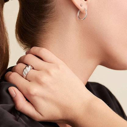 18k Gold Plated Classic Organic Layers Ring