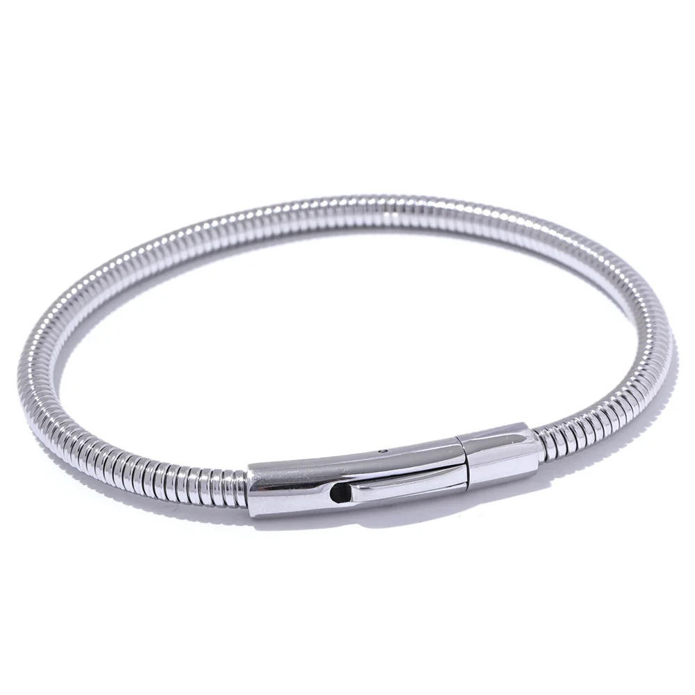 18k Gold-Plated Minimalist Circular Pattern Bracelet