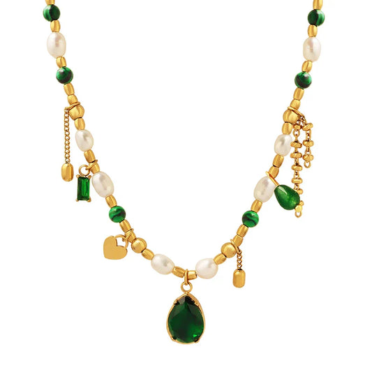 18k Gold-Plated Ancestral Sun Pendant Necklace