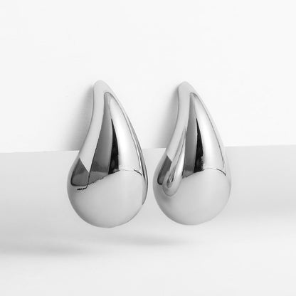 Elegant 18k Gold Plated Teardrop Dangle Earrings