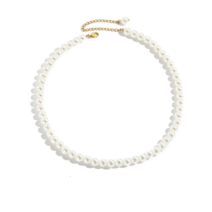 Minimalist Multi-Pearl Necklace
