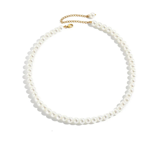 Minimalist Multi-Pearl Necklace