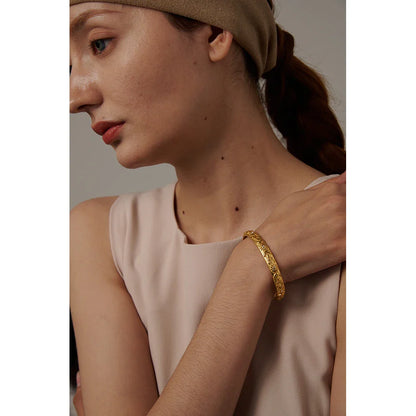 18k Gold-Plated Adjustable Celestial Stars Bracelet