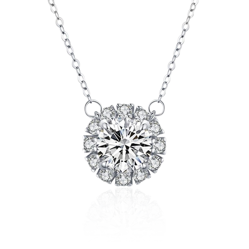 925 Sterling Silver Ponto de Luz Necklace